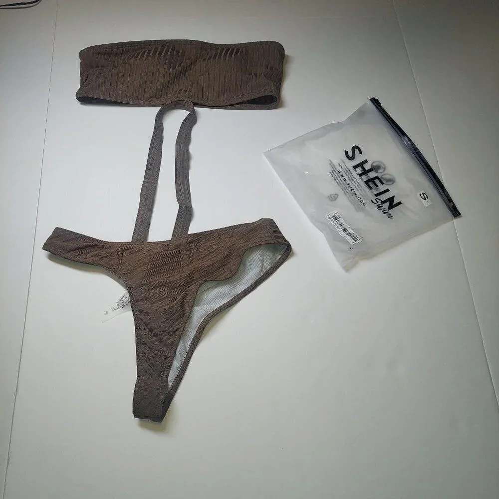 SHEIN brown piece